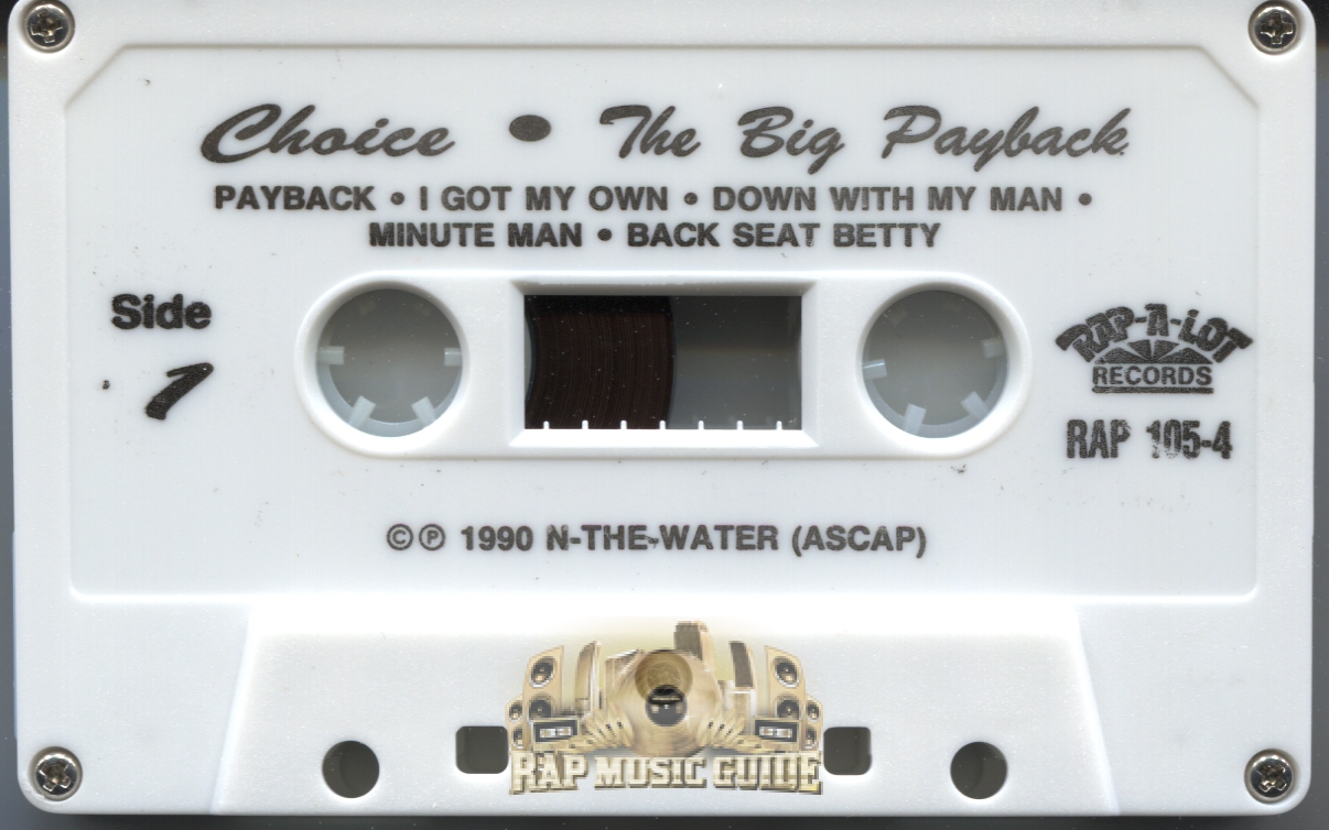 Choice The Big Payback Cassette Tape Rap Music Guide 